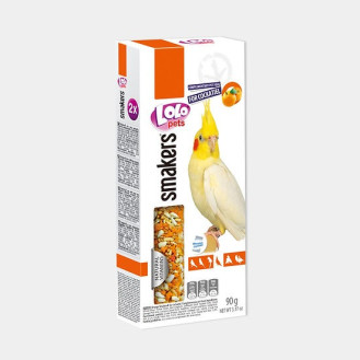 LoLo Pets Smakers Corella Orange Ласощі для корел Вітамінізовані палички з апельсином