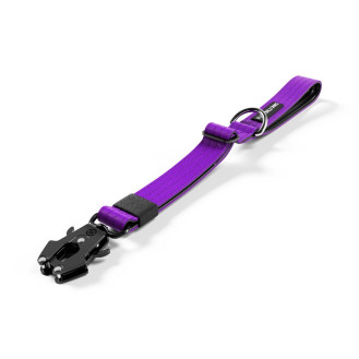 BullyBillows Adjustable Combat Traffic Lead Регулируемый короткий поводок-ручка с рывковым замком для собак (Purple 19,5-25,5 cm)