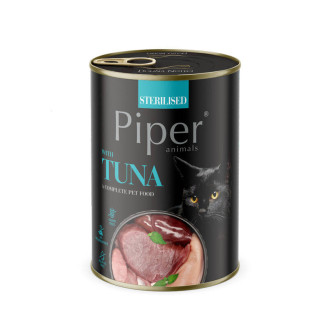Dolina Noteci Piper Animals Cat Sterilised Tuna Беззернова консерва для стерилізованих кішок з Тунцем