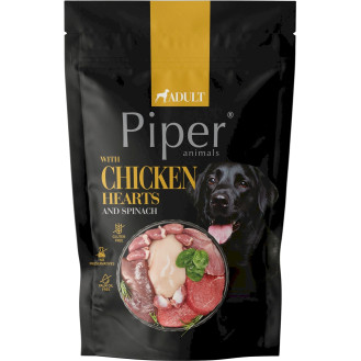 Dolina Noteci Piper Gluten Free Chicken Hearts & Spinach Влажный корм для собак с Куриными Сердцами и Шпинатом