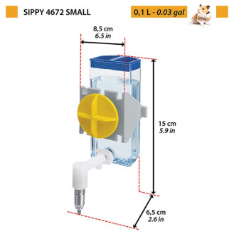 Ferplast Sippy Ниппельная поилка с держателем для грызуна (100 мл (small))