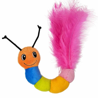 Nobby Plush Catnip Caterpillar Мягкая игрушка для котов Гусеница с кошачьей мятой