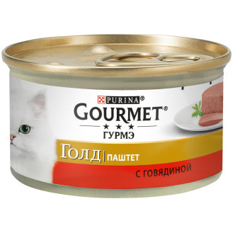 Gourmet Gold Pate Beef Консерва для котів Паштет з яловичиною