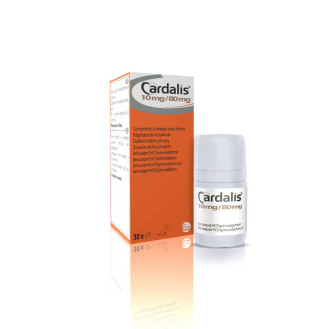Ceva Cardalis 10 мg/80 mg Таблетки для лікування застійної серцевої недостатності у собак великих порід Кардаліс