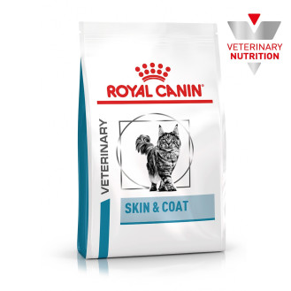 Royal Canin Veterinary Skin & Coat s/o index Сухой лечебный корм для взрослых кошек при дерматозе и выпадении шерсти
