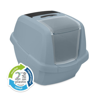 Imac Maddy 2nd Plastic Life Закрытый туалет для кота из вторичного пластика с лопаткой в комплекте