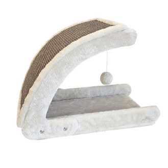 Nobby Curvy Когтеточка для кошек Плюшевая дряпалка с игрушкой