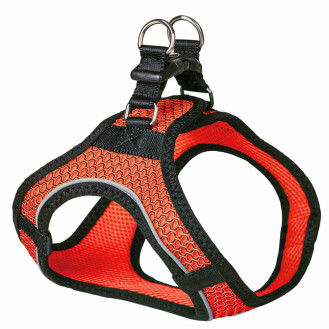 Nobby Mesh Air Step-in Harness Воздухопроницаемая светоотражающая правильная шлейка для маленьких и средних собак (Orange S)