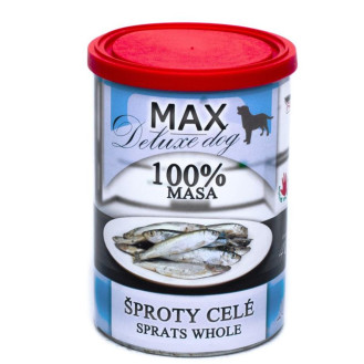 FALCO MAX Deluxe Dog 100% Fish Whole Sprats Консервована риба для собак Цілі Шпроти