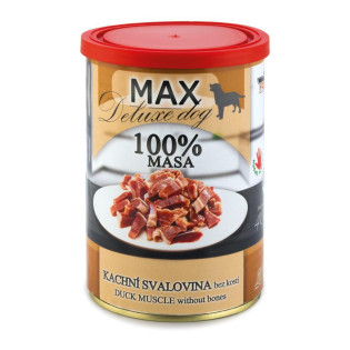 FALCO MAX Deluxe Dog 100% Meat Duck Muscle Консервированное мясо для собак Мясо Утки без костей