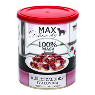 FALCO MAX Deluxe Dog 100% Meat Chicken Gizzards Muscle Консервоване м'ясо для собак Курячі Шлунки