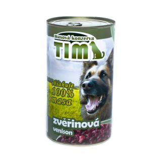 FALCO TIM Dog 100% Meat Venison Консервированное мясо для собак Ассорти из Оленины
