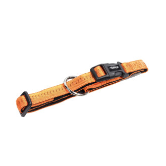 Nobby Soft Grip Collar Нейлоновый ошейник с мягкой подкладкой для собак с чувствительной кожей (Orange XS-S)