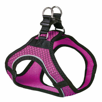 Nobby Mesh Air Step-in Harness Воздухопроницаемая светоотражающая правильная шлейка для маленьких и средних собак (Raspberry M-L)