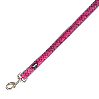 Nobby Mesh Air Leash Воздухопроницаемый сетчастый мягкий поводок для собак (Raspberry L-XL)