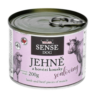 FALCO SENSE DOG 100% Meat Lamb & Beef Консервоване м'ясо для собак з чутливим травленням Ягня з Яловичиною