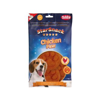 Nobby StarSnack Low Fat Chicken Paw Натуральные лакомства для собак Диетическая Куриная лапка