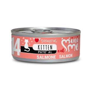 Disugual Mini Me Kitten 96% Protein Salmon Безглютеновый консервированный корм для котят Паштет из Лосося