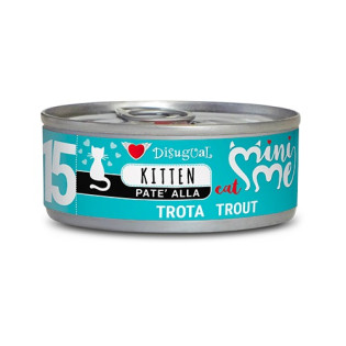 Disugual Mini Me Kitten 96% Protein Trout Безглютеновый консервированный корм для котят Паштет из Форели