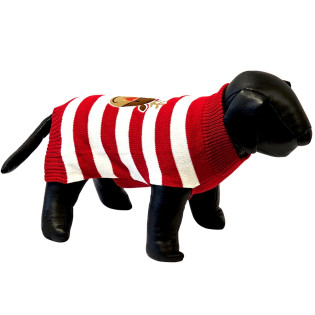Nobby Christmas Dog Sweater Heart Nose Зимовий новорічний светр для собак Олень