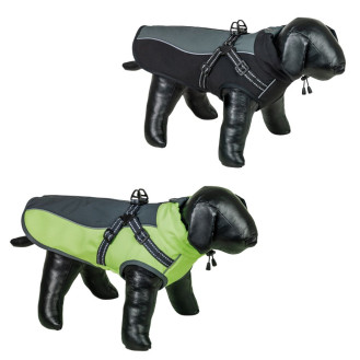 Nobby Dog Vest 2 in 1 Meta Водонепроницаемый жилет для собак на флисе со вшитой светоотражающей шлеей