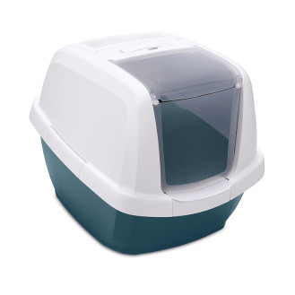 Imac Maddy Закрытый туалет-домик с угольным фильтром и лопаткой в комплекте для котов (Blue)