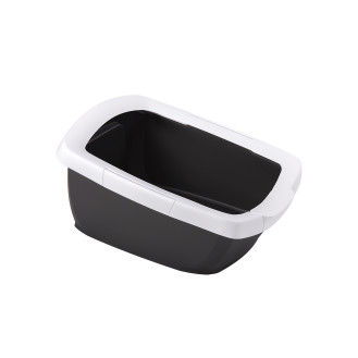 Imac Funny Туалет с высокими бортиками и ободком для котов (Black)