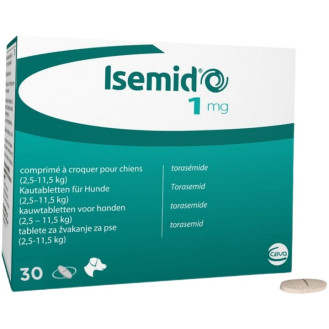 Ceva Isemid 1 mg Мочегонный препарат для собак весом 2,5-11,5 кг Исемид