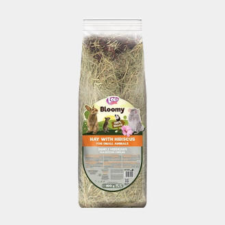 LoLo Pets Bloomy Small Animals Hay & Hibiscus Сіно для гризунів та кроликів з Квітами Гібіскуса