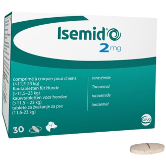 Ceva Isemid 2 mg Мочегонный препарат для собак весом 11,5-23 кг Исемид