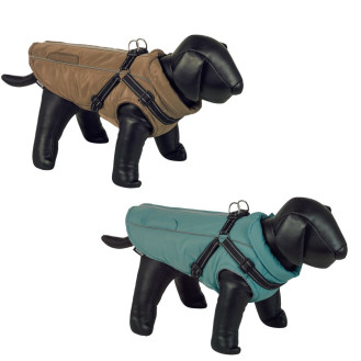 Nobby Dog Coat 2 in 1 Lika Водонепроницаемое пальто для собак на флисе со вшитой светоотражающей шлеей