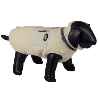 Nobby Dog Jacket Filpa Флисовый жакет для собак с карманом на молнии (Beige M40)