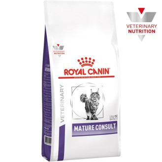 Royal Canin Veterinary Mature Consult s/o index Сухий дієтичний корм для котів віком від 7 років без видимих ознак старіння