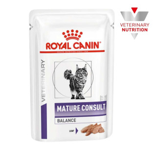 Royal Canin Veterinary Mature Consult Balance s/o index Вологий лікувальний корм для запобігання утворення струвітних каменів у дорослих котів
