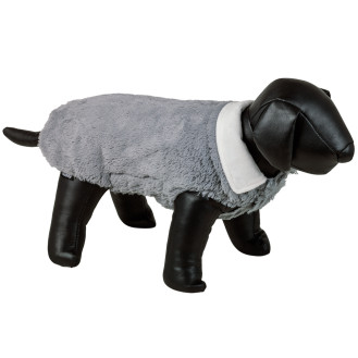 Nobby Dog Jacket Kupa Меховой жакет для собак с велюровой подкладкой (Grey XS29)