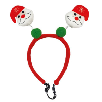 Nobby Christmas Dog Headband Santa Новогодний обруч для собак Санта