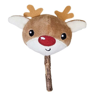 Nobby Xmas Plush Matatabi Reindeer Игрушка для котов Плюшевый Олень с Палочкой Мататаби