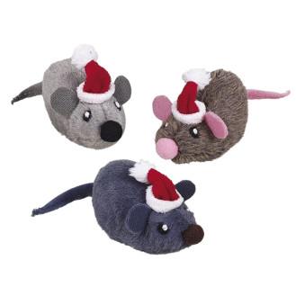 Nobby Xmas Plush Matatabi Mouse Мягкая игрушка для котов Плюшевая Рождественская Мышь с Мататаби