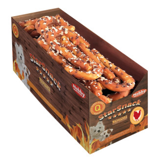 Nobby Xmas StarSnack BBQ Christmas Cane Chicken Жевательные лакомства для собак Рождественская Трость из Курицы (19 см)