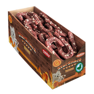 Nobby Xmas StarSnack BBQ Christmas Cane Duck Жевательные лакомства для собак Рождественская Трость из Утки (10 см)