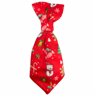 Nobby Christmas Dog Tie Snowman Новогодний светодиодный галстук для собак Снеговик