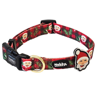 Nobby Xmas Classic Collar Santa Новогодний ошейник для кошек и собак Санта