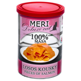 FALCO MERI Deluxe Cat 100% Fish Salmon Pieces Консервированное мясо для котов Кусочки Лосося