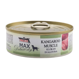 FALCO MAX Deluxe Dog 100% Meat Kangaroo Muscle Консервированное мясо для собак Мясо Кенгуру без костей