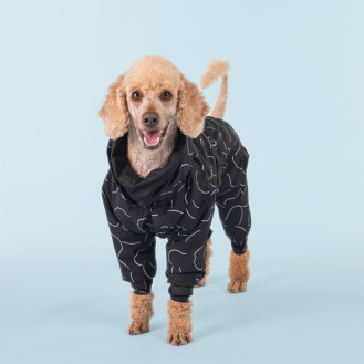 PAIKKA Winter Suit Водонепроникний зимовий костюм зі світловідбиваючим візерунком для собак