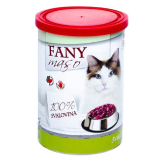 FALCO FANY Cat 100% Meat Mix Консервированное мясо для котов с высокой энергетической ценностью Мясной Микс
