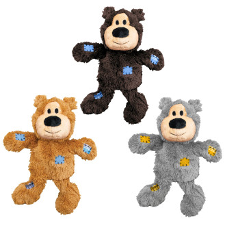 KONG Wild Knots Bear Іграшка для собак Тріскучий Ведмедик