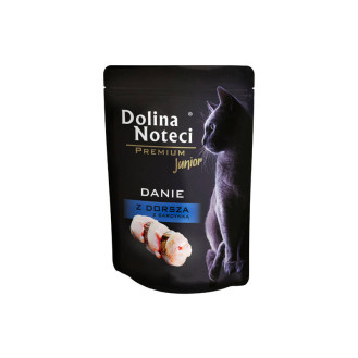 Dolina Noteci Premium Cat Junior Cod & Sardine Безглютеновый влажный корм для котят с Треской и Сардиной