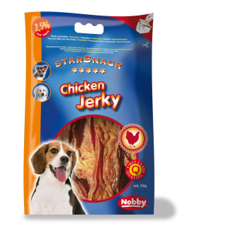 Nobby StarSnack Chicken Jerky Вяленые лакомства без сахара для собак Куриное филе (113 г)