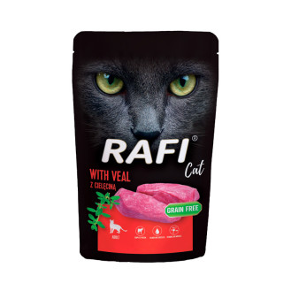 Dolina Noteci Rafi Grain Free Cat Veal Беззерновой влажный корм для котов с Телятиной
